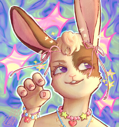 Rendered headshot + background