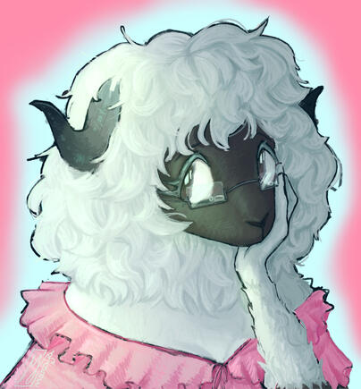 Rendered bust