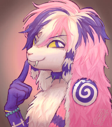 Rendered bust
